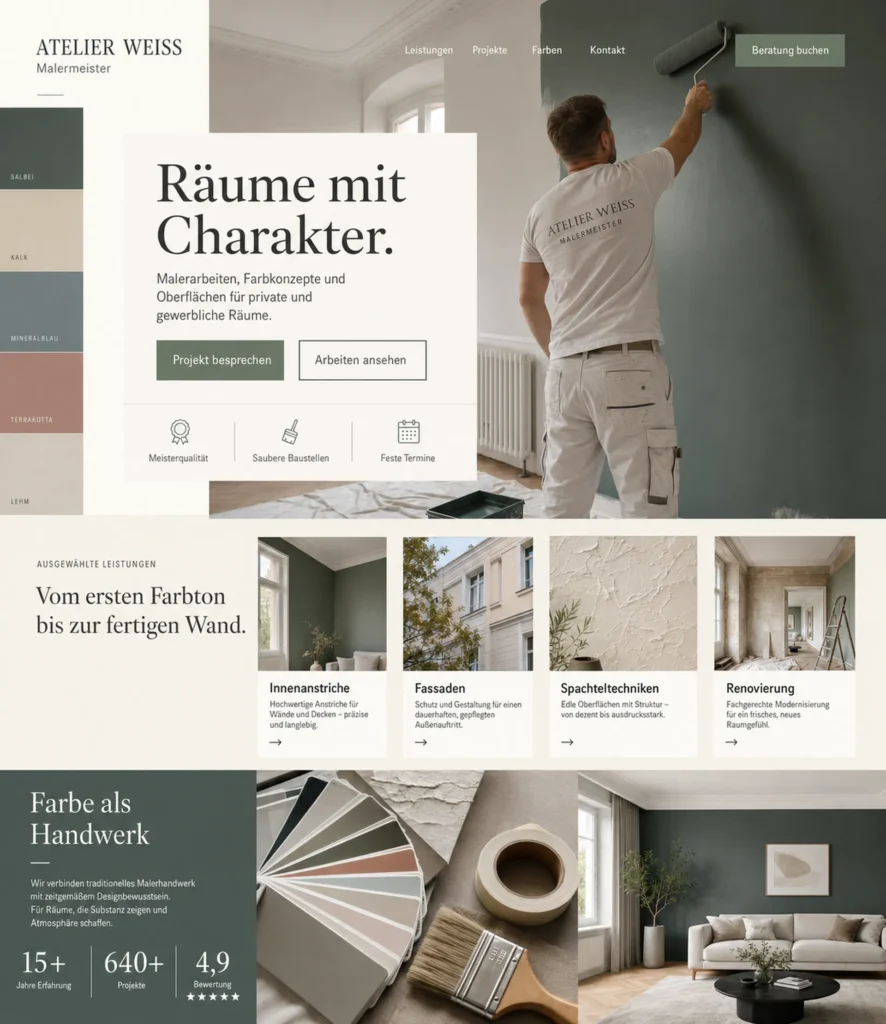Webdesign Maler